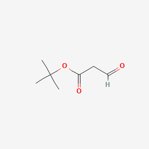 tert-Butyl 3-oxopropanoate chemical structure (CAS 108350-21-6)