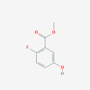 Methyl 2-fluoro-5-hydroxybenzoate chemical structure (CAS 1084801-91-1)
