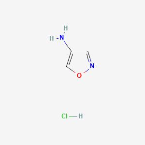 4-Aminoisoxazole hydrochloride chemical structure (CAS 108511-98-4)