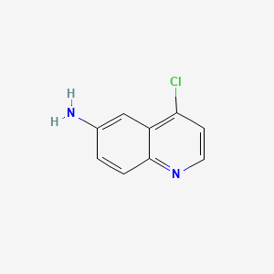 4-Chloroquinolin-6-amine chemical structure (CAS 1085192-91-1)