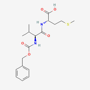 ((Benzyloxy)carbonyl)-L-valyl-L-methionine chemical structure (CAS 108543-82-4)