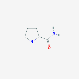 1-Methylpyrrolidine-2-carboxamide chemical structure (CAS 1085430-91-6)
