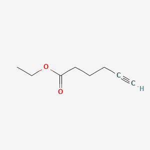 Ethyl hex-5-ynoate chemical structure (CAS 108545-38-6)