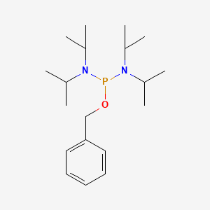 1-(Benzyloxy)-N,N,N',N'-tetraisopropylphosphinediamine chemical structure (CAS 108549-21-9)