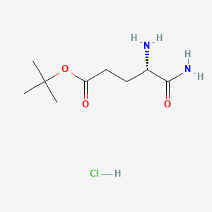 H-Glu(OtBu)-NH2.HCl chemical structure (CAS 108607-02-9)