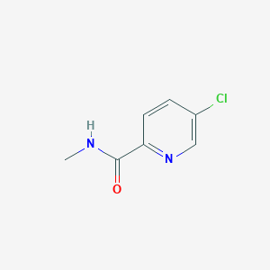 5-Chloro-N-methylpyridine-2-carboxamide chemical structure (CAS 1086110-81-7)