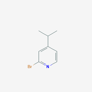 2-Bromo-4-isopropylpyridine chemical structure (CAS 1086381-43-2)