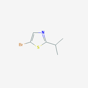 5-Bromo-2-isopropylthiazole chemical structure (CAS 1086382-46-8)