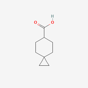 Spiro[2.5]octane-6-carboxylic acid chemical structure (CAS 1086399-13-4)