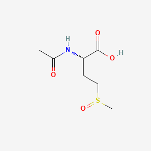 (2S)-2-Acetamido-4-(methylsulfinyl)butanoic acid chemical structure (CAS 108646-71-5)