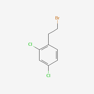 1-(2-Bromoethyl)-2,4-dichlorobenzene chemical structure (CAS 108649-59-8)