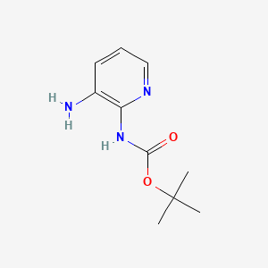 tert-Butyl (3-aminopyridin-2-yl)carbamate chemical structure (CAS 108655-56-7)