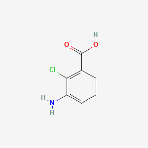 3-Amino-2-chlorobenzoic acid chemical structure (CAS 108679-71-6)