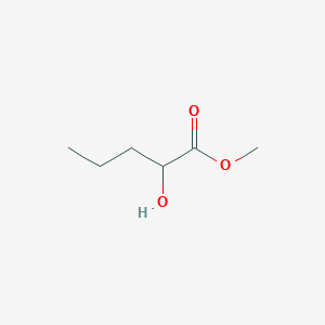 Methyl 2-hydroxypentanoate chemical structure (CAS 108740-82-5)