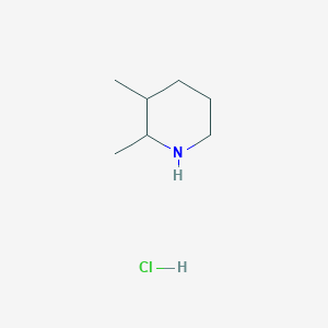 2,3-Dimethylpiperidine hydrochloride chemical structure (CAS 1087730-30-0)
