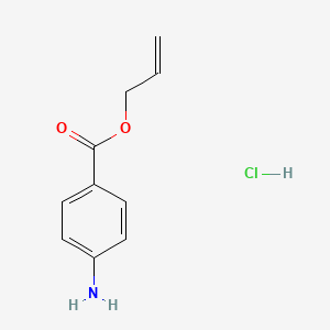 Allyl 4-aminobenzoate hydrochloride chemical structure (CAS 1087731-00-7)
