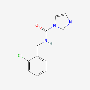N-[(2-Chlorophenyl)methyl]-1H-imidazole-1-carboxamide chemical structure (CAS 1087788-45-1)