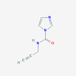 N-(Prop-2-yn-1-yl)-1H-imidazole-1-carboxamide chemical structure (CAS 1087797-72-5)