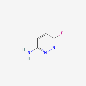 6-Fluoropyridazin-3-amine chemical structure (CAS 108784-42-5)