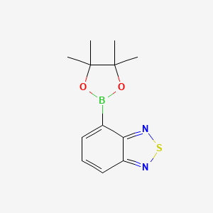 4-(4,4,5,5-Tetramethyl-1,3,2-dioxaborolan-2-yl)benzo[c][1,2,5]thiadiazole chemical structure (CAS 1088118-97-1)