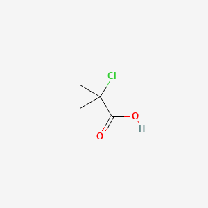 1-Chlorocyclopropanecarboxylic acid chemical structure (CAS 108817-35-2)