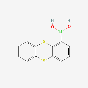 Thianthren-1-ylboronic acid chemical structure (CAS 108847-76-3)