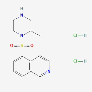 5-((2-Methylpiperazin-1-yl)sulfonyl)isoquinoline dihydrochloride chemical structure (CAS 108930-17-2)