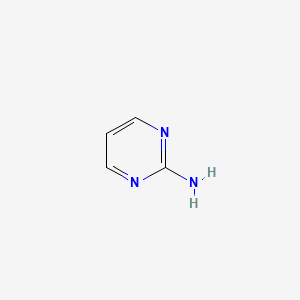 Pyrimidin-2-amine chemical structure (CAS 109-12-6)