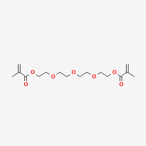 ((Oxybis(ethane-2,1-diyl))bis(oxy))bis(ethane-2,1-diyl) bis(2-methylacrylate) chemical structure (CAS 109-17-1)