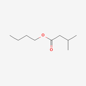 Butyl 3-methylbutanoate chemical structure (CAS 109-19-3)