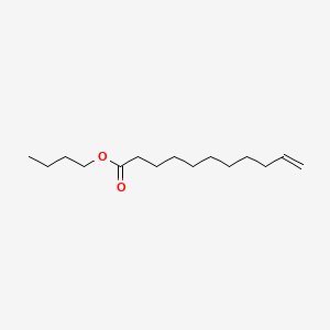 Butyl undec-10-enoate chemical structure (CAS 109-42-2)