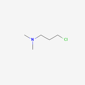 3-Chloro-N,N-dimethylpropan-1-amine chemical structure (CAS 109-54-6)