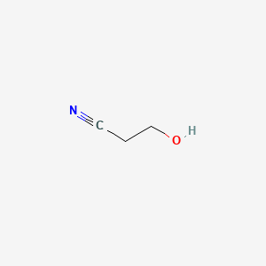 3-Hydroxypropionitrile chemical structure (CAS 109-78-4)