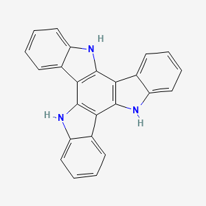 10,15-Dihydro-5H-diindolo[3,2-a:3',2'-c]carbazole chemical structure (CAS 109005-10-9)