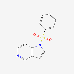 1-(Phenylsulfonyl)-1H-pyrrolo[3,2-c]pyridine chemical structure (CAS 109113-39-5)