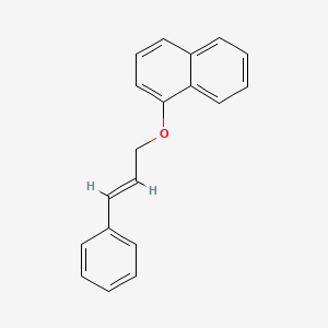 1-[[(2E)-3-Phenyl-2-propen-1-yl]oxy]naphthalene chemical structure (CAS 1091626-77-5)