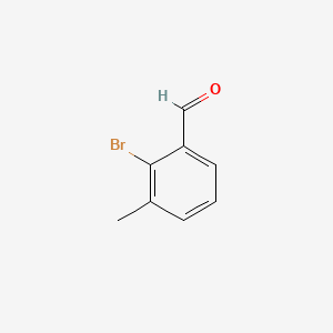 2-Bromo-3-methylbenzaldehyde chemical structure (CAS 109179-31-9)