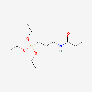 N-(3-(Triethoxysilyl)propyl)methacrylamide chemical structure (CAS 109213-85-6)