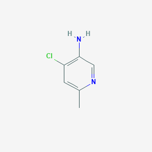4-Chloro-6-methylpyridin-3-amine chemical structure (CAS 1092285-77-2)