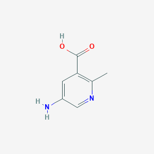 5-Amino-2-methylnicotinic acid chemical structure (CAS 1092286-36-6)