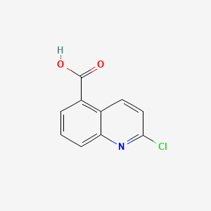 2-Chloroquinoline-5-carboxylic acid chemical structure (CAS 1092287-30-3)