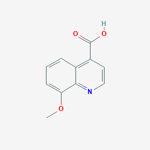 8-Methoxyquinoline-4-carboxylic acid chemical structure (CAS 1092288-64-6)