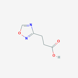 3-(1,2,4-Oxadiazol-3-yl)propanoic acid chemical structure (CAS 1092297-65-8)