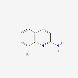8-Bromoquinolin-2-amine chemical structure (CAS 1092304-85-2)