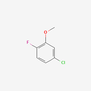 4-Chloro-1-fluoro-2-methoxybenzene chemical structure (CAS 1092349-89-7)