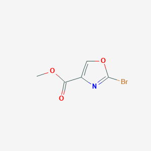 Methyl 2-bromo-4-oxazolecarboxylate chemical structure (CAS 1092351-94-4)