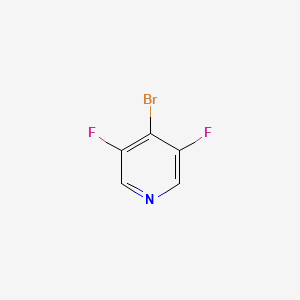 4-Bromo-3,5-difluoropyridine chemical structure (CAS 1092352-40-3)