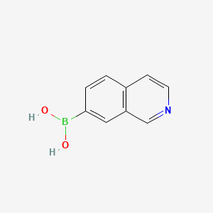 Isoquinolin-7-ylboronic acid chemical structure (CAS 1092790-21-0)