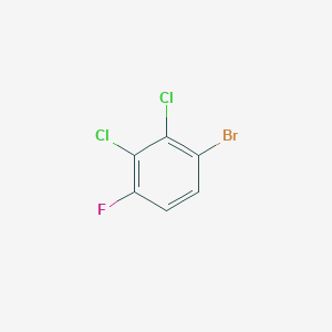 1-Bromo-2,3-dichloro-4-fluorobenzene chemical structure (CAS 1093092-14-8)