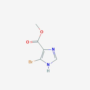 Methyl 5-bromo-1H-imidazole-4-carboxylate chemical structure (CAS 1093261-46-1)